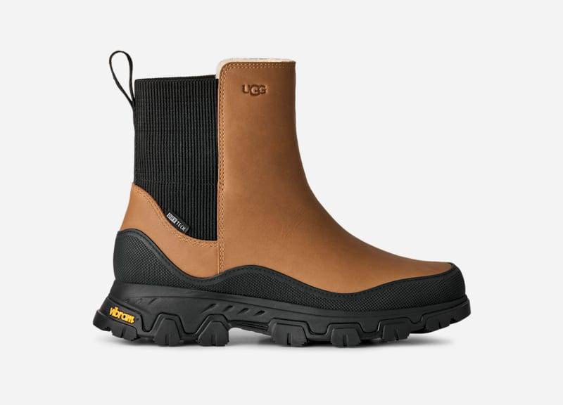 UGG® MetroTrek Chelsea Boot für Damen in Brown, Größe 41, Leder von Ugg
