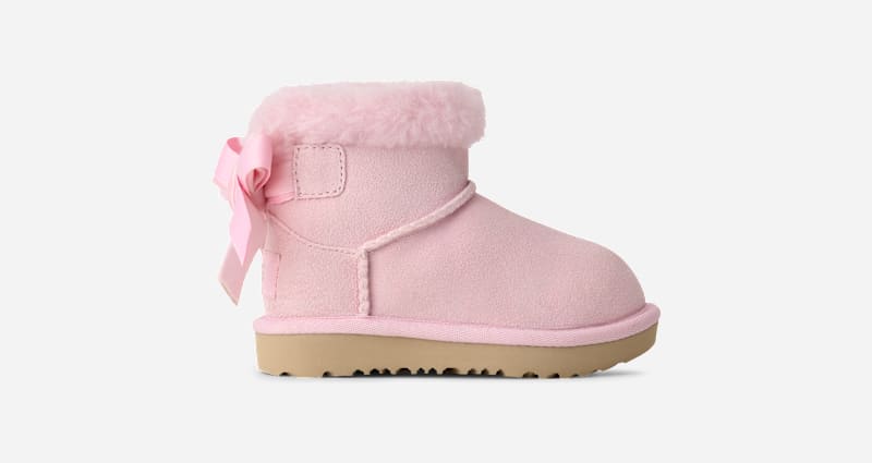 UGG® Mini Bailey Mixed Schleife für Kinder in Ribbon Candy, Größe 26, Veloursleder von Ugg