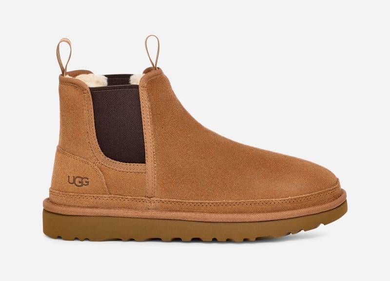 UGG® Neumel Chelsea Boot für Herren | UGG® EU in Brown, Größe 48.5, Veloursleder von Ugg