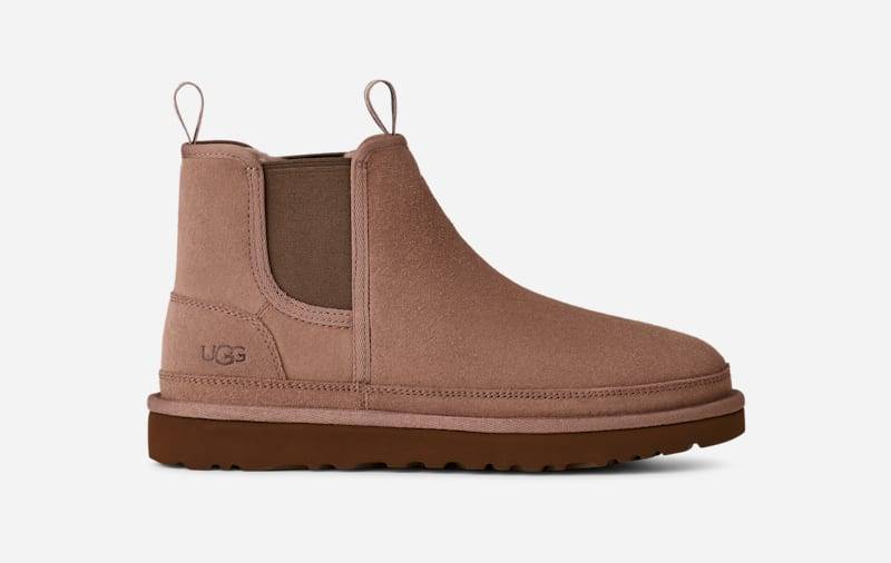 UGG® Neumel Chelsea Boot für Herren | UGG® EU in Rocky Oak, Größe 44, Veloursleder von Ugg
