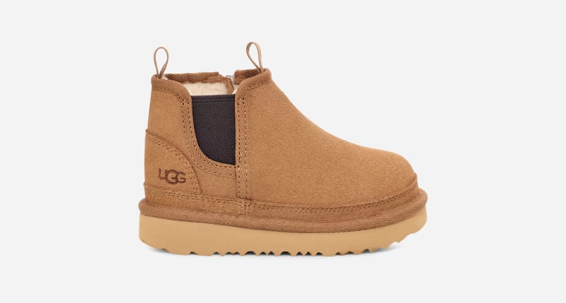 UGG® Neumel Chelsea-Boot für Kinder in Brown, Größe 28.5, Leder von Ugg
