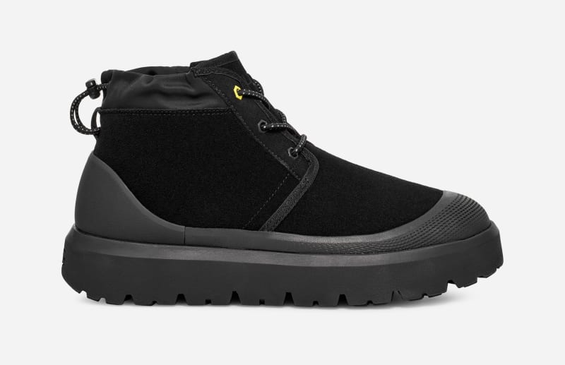 UGG® Neumel Weather Hybrid Boot für Herren in Black, Größe 42, Wildleder/Wasserdicht von Ugg