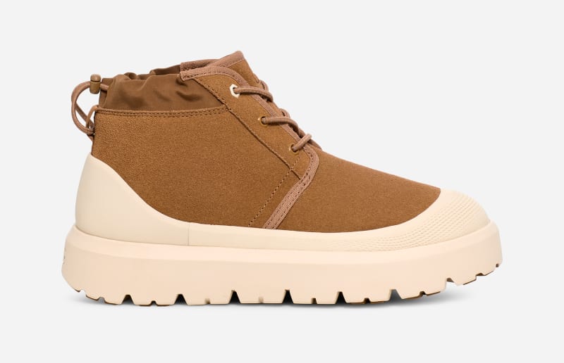 UGG® Neumel Weather Hybrid Boot für Herren in Brown, Größe 40.5, Veloursleder/Wasserdicht von Ugg