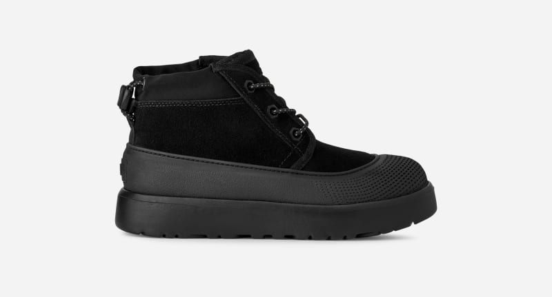 UGG® Neumel Weather Hybrid Boot für Kinder in Black, Größe 32.5, Veloursleder von Ugg