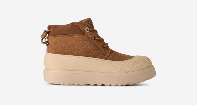 UGG® Neumel Weather Hybrid Boot für Kinder in Brown, Größe 28.5, Veloursleder von Ugg
