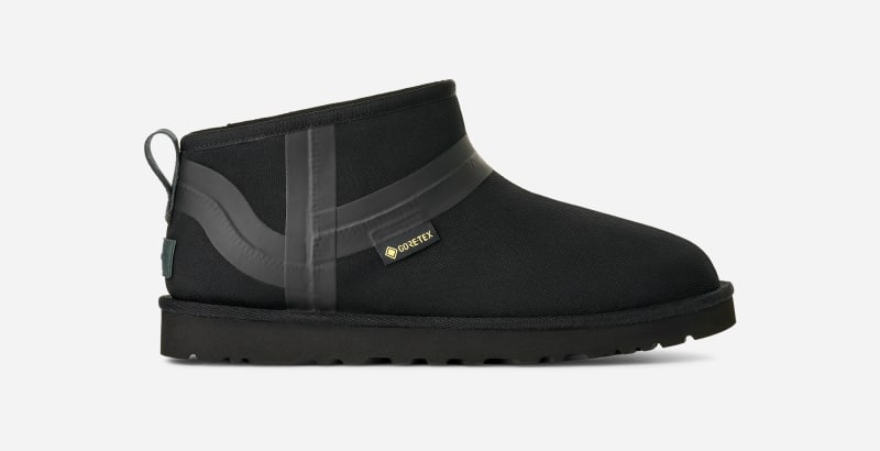 UGG® Reese Cooper Ultra Mini für Herren in Black, Größe 38, Textil von Ugg