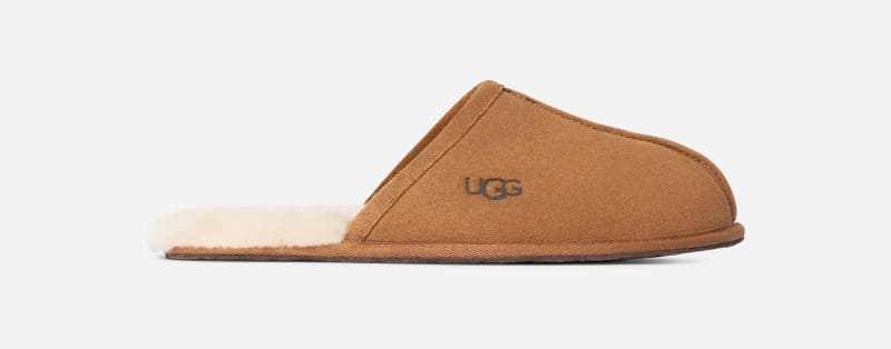 UGG® Scuff Hausschuh für Herren | UGG® EU in Brown, Größe 52, Veloursleder von Ugg