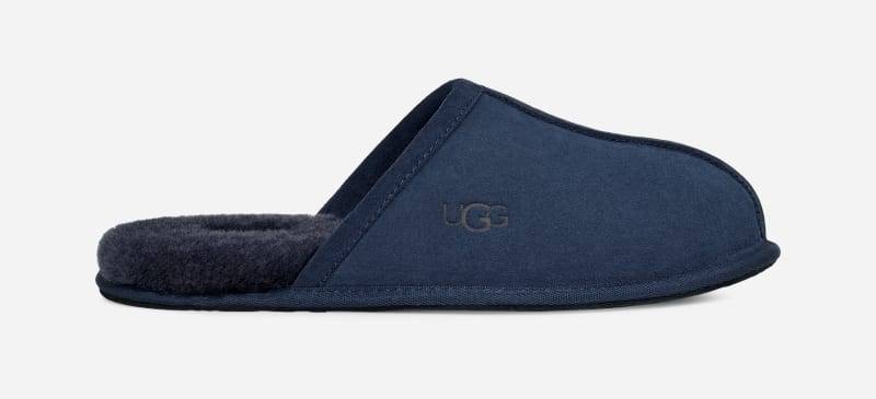 UGG® Scuff Hausschuhe für Herren in Deep Ocean, Größe 44, Wildleder von Ugg