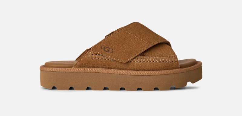 UGG® Sungaze Slide für Damen in Brown, Größe 36 von Ugg