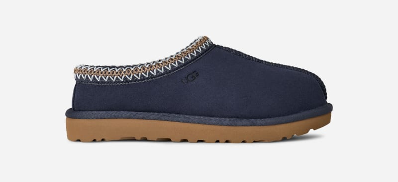 UGG® Tasman II für Damen | Lammfell-Slipper auf in Dark Indigo, Größe 36, Veloursleder von Ugg