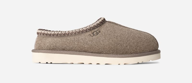 UGG® Tasman Shaggy aus Veloursleder für Herren in Smoke Plume, Größe 44 von Ugg