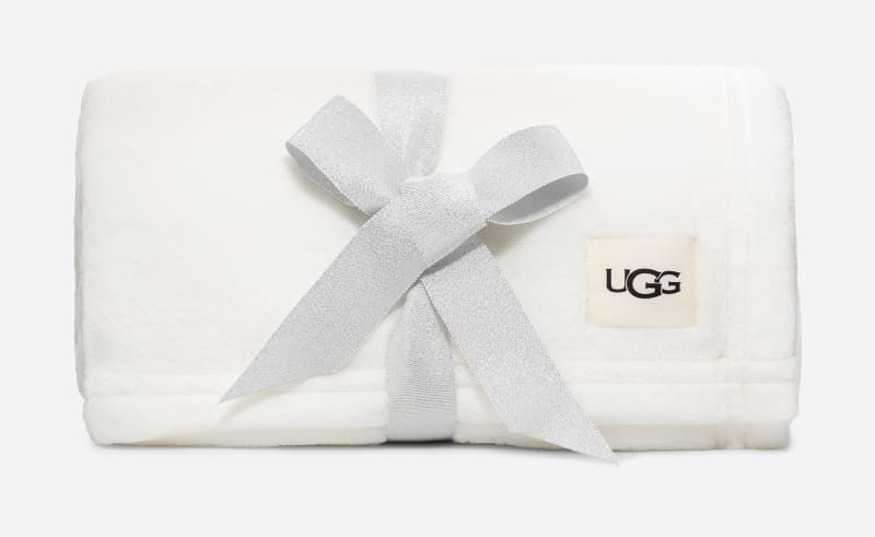 UGG® Bartlet Decke für Home in Cream, Größe One Size, Fleece von Ugg