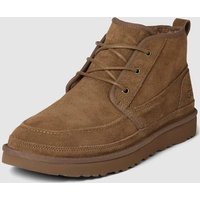 UGG Schnürschuh aus Leder mit profilierter Sohle Modell 'NEUMEL' in Oliv, Größe 45 von Ugg