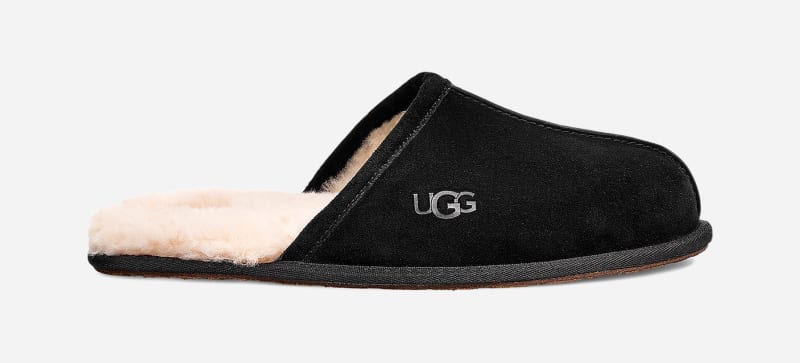 UGG® Scuff Hausschuh für Herren | UGG® EU in Black, Größe 51, Leder von Ugg