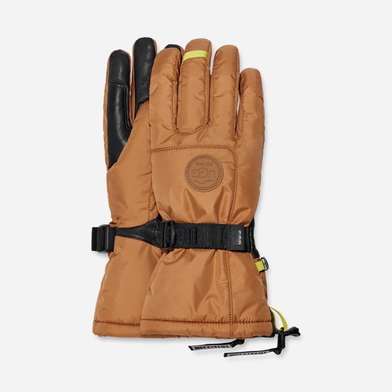 UGG® Shasta Gauntlet Handschuhe für Herren in Brown, Größe L von Ugg