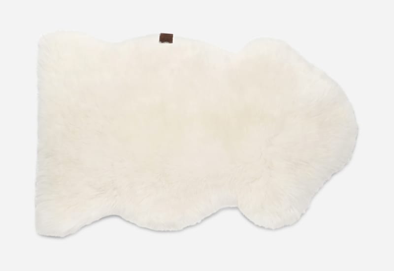 UGG® Sheepskin Single Teppich für Home in White, Größe One Size, Schaffell von Ugg