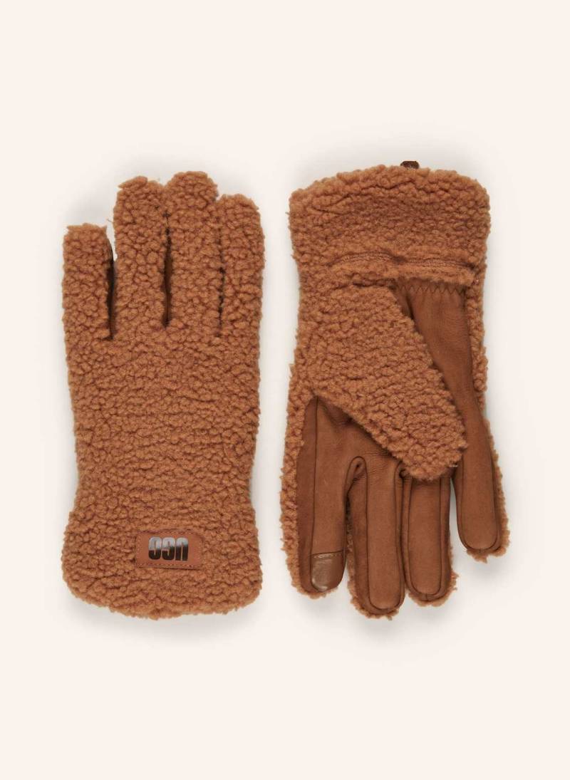 Ugg Handschuhe Mit Touchscreen-Funktion braun von Ugg
