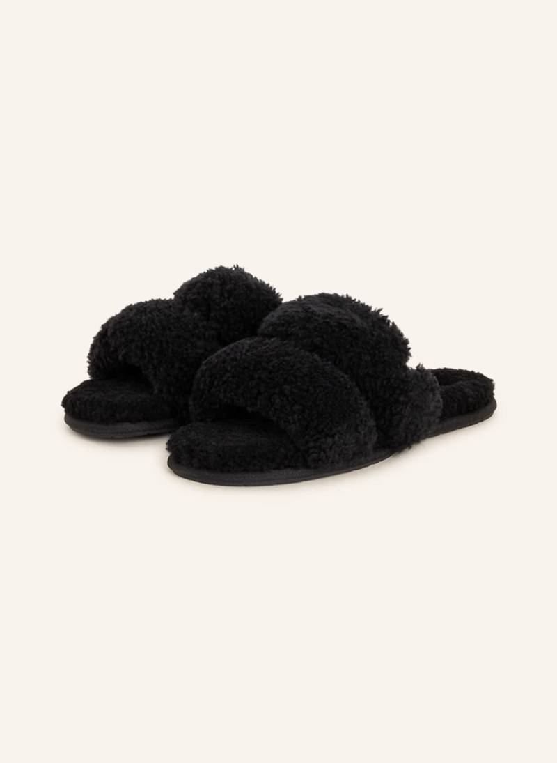 Ugg Hausschuhe Maxi Curly Scuffetta schwarz von Ugg