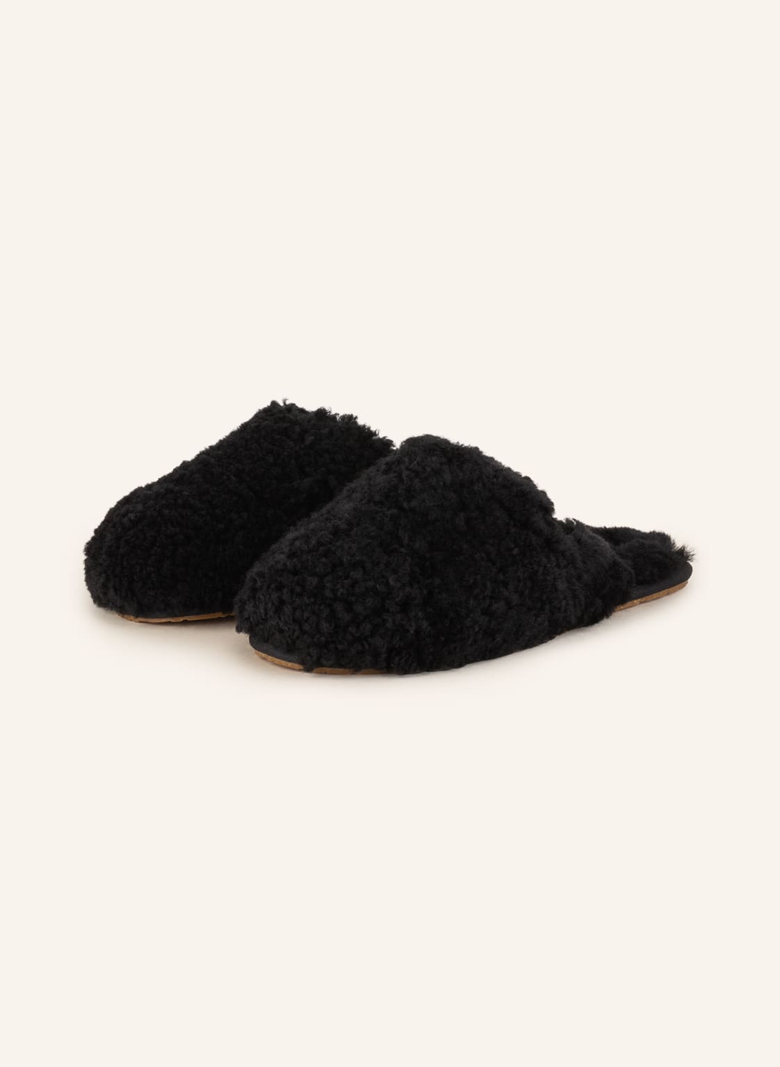 Ugg Hausschuhe Maxi Curly schwarz von Ugg