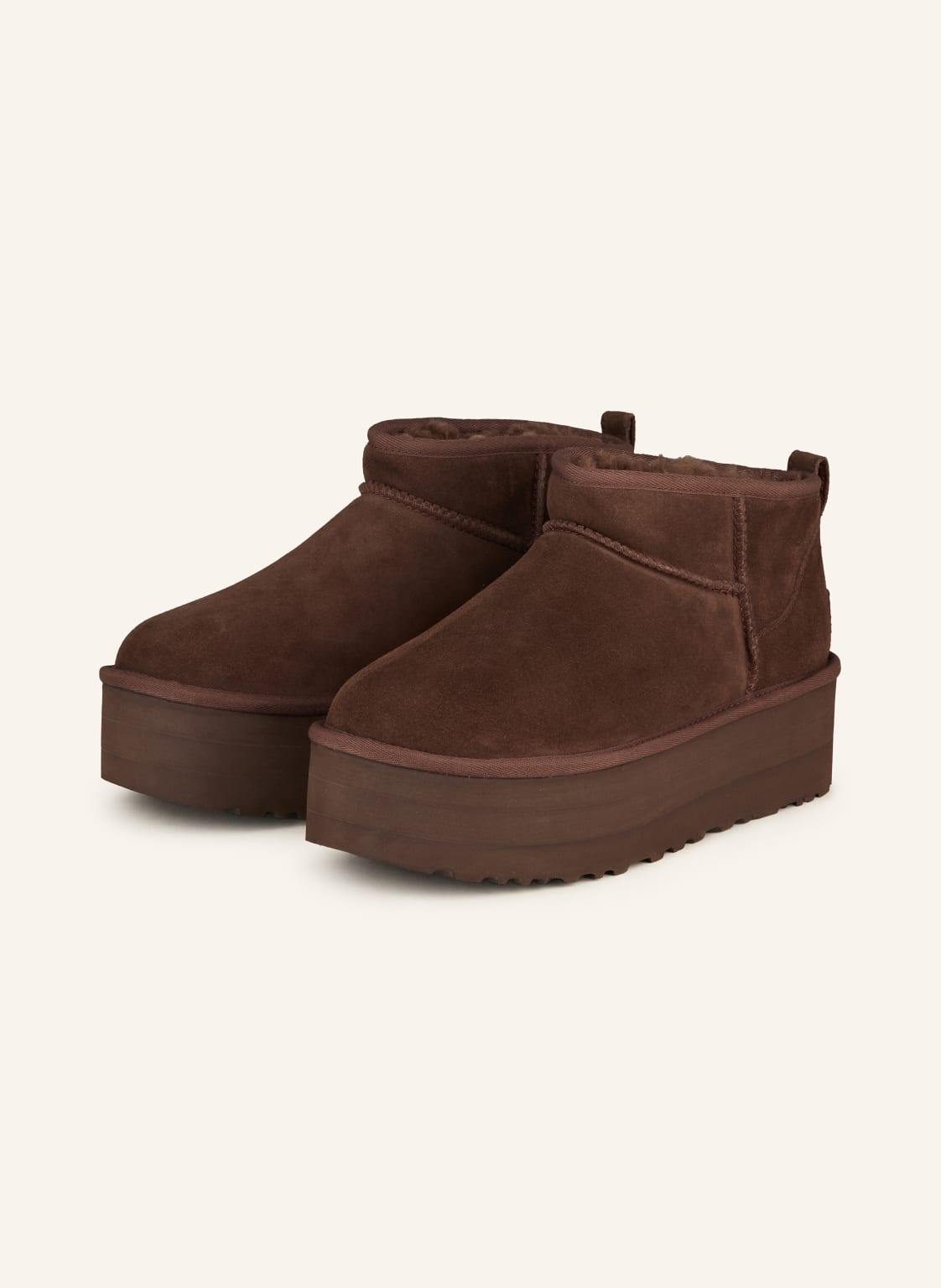 Ugg Plateau-Boots Classic Ultra Mini Platform braun von Ugg