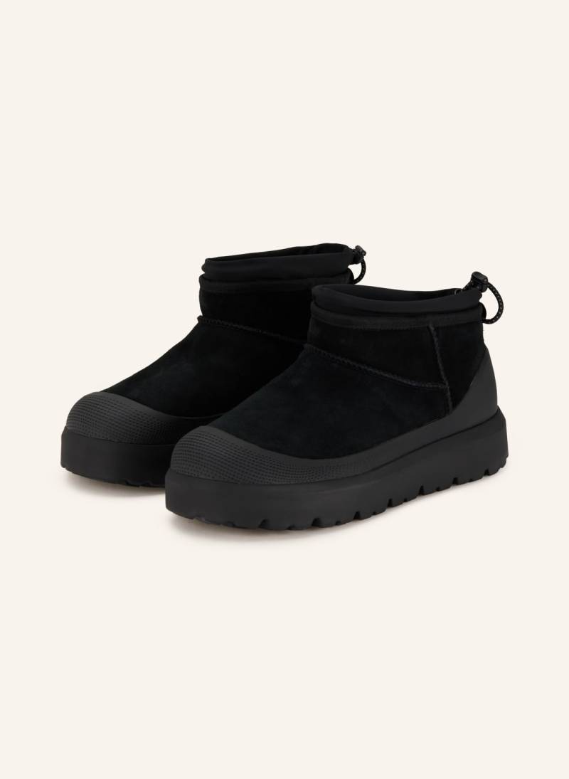 Ugg Plateau-Boots Classic Ultra Mini Weather Hybrid schwarz von Ugg