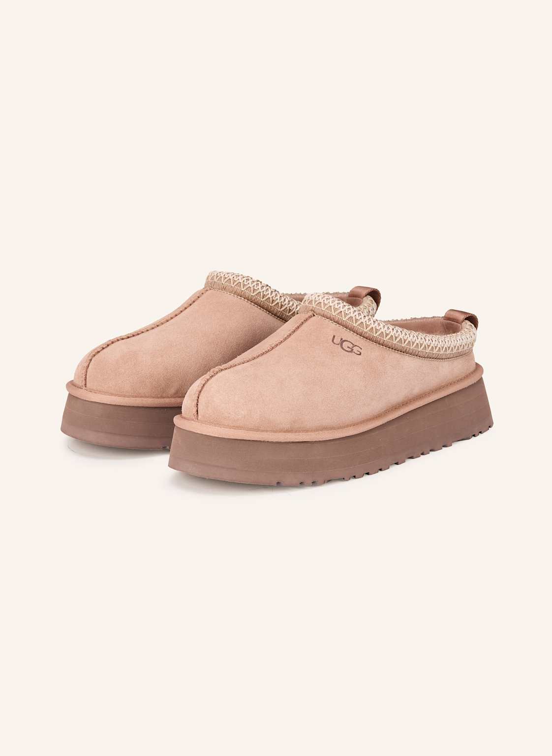 Ugg Plateau-Pantoletten Tazz rosa von Ugg
