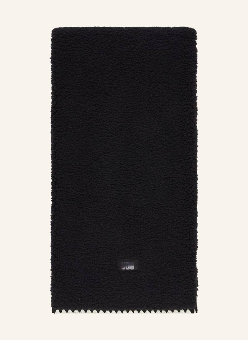 Ugg Teddyfell-Schal schwarz von Ugg
