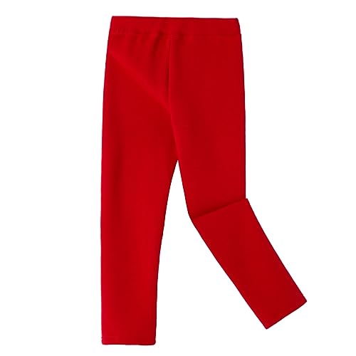 Ugitopi Winter Dicke Warme Lange Hosen Fleece Gefüttert Leggings (Red 130) von Ugitopi