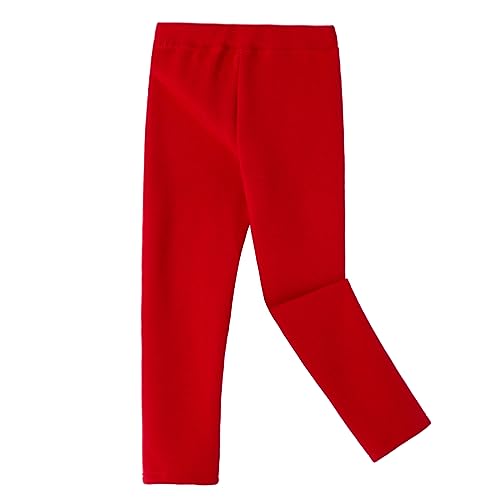 Ugitopi Winter Dicke Warme Lange Hosen Fleece Gefüttert Leggings (Red 150) von Ugitopi