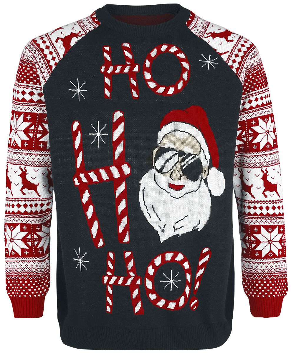 Ugly Christmas Sweater Weihnachtspullover - Ho Ho Ho - S bis 5XL - für Männer - Größe 4XL - multicolor von Ugly Christmas Sweater