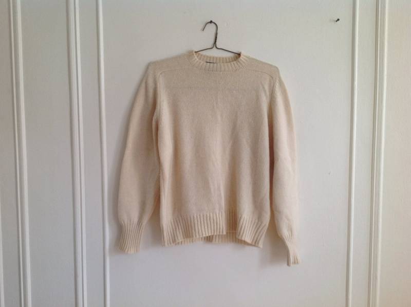 1980Er Creme Claude Von Brentwood Wollpullover - M/L von UglyCousin