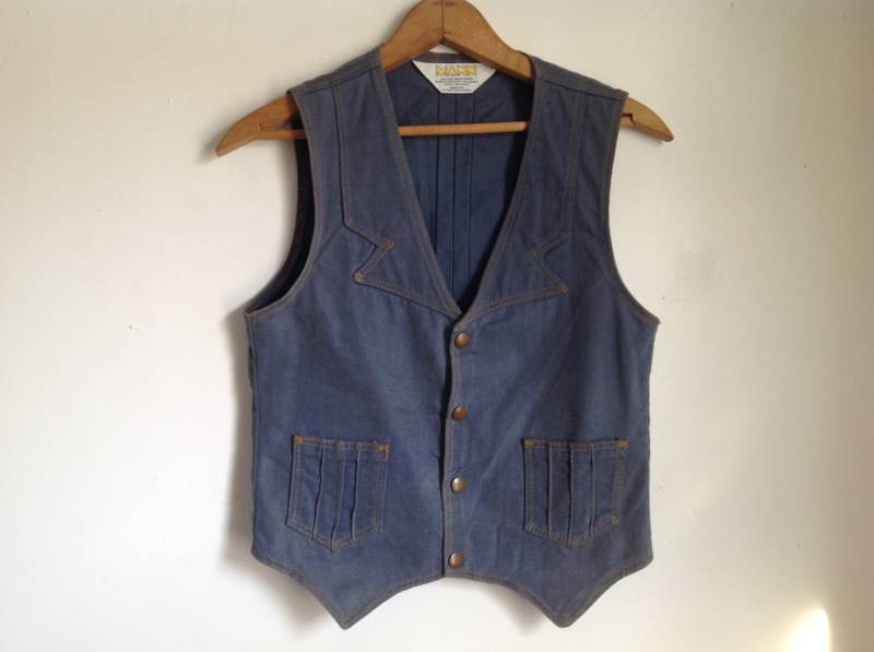 70Er Mann Denim Weste Gr.s 70Er Mann Denim Weste Gr.s von UglyCousin