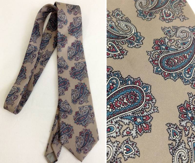 Vintage Christian Dior Monsieur Paisley Krawatte von UglyCousin