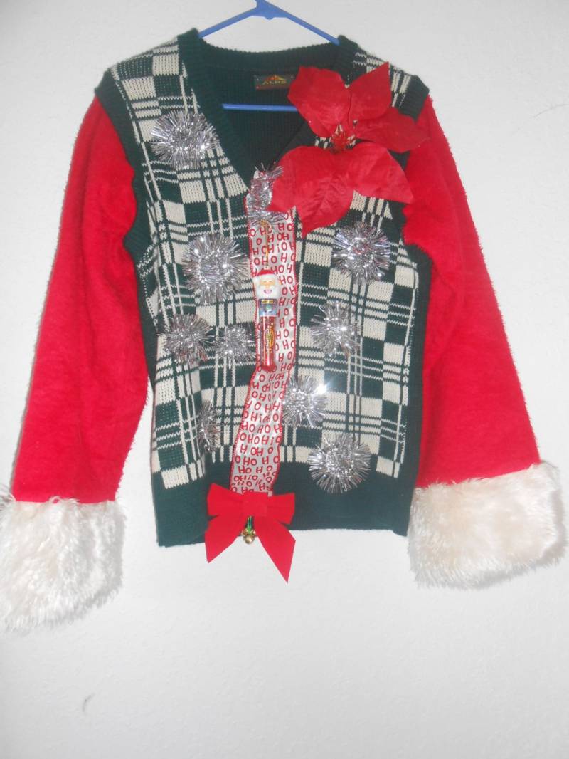 Hässlichen Sweater Christmas Party Fun "Santa Verknüpfungen Der Spaß" Hässlichen Pullover #36 von UglySweaterStore