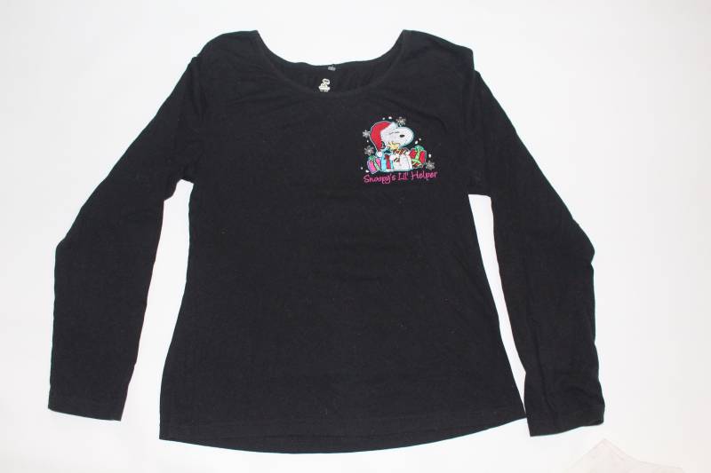 Snoopy X Große Kinder Vintage Ugly Weihnachtspullover Schwarz # 213 von UglySweaterStoreUS