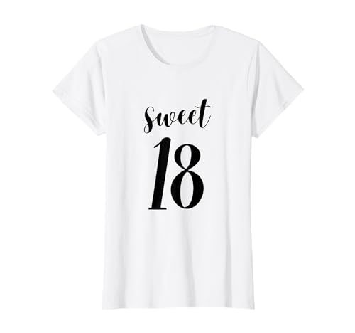 sweet eighteen - design for 18 years sweet for women 18 yo T-Shirt sweet eighteen - design for 18 years sweet for women 18 yo T-Shirt von UglyTshirts