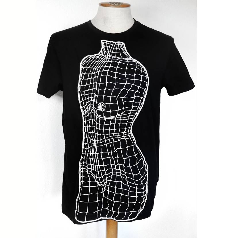 Lace Hautcouture Tshirt Cyberpunk Lace Postpunk Post Punk Gothic Nugoth Goth von UglyVirgin