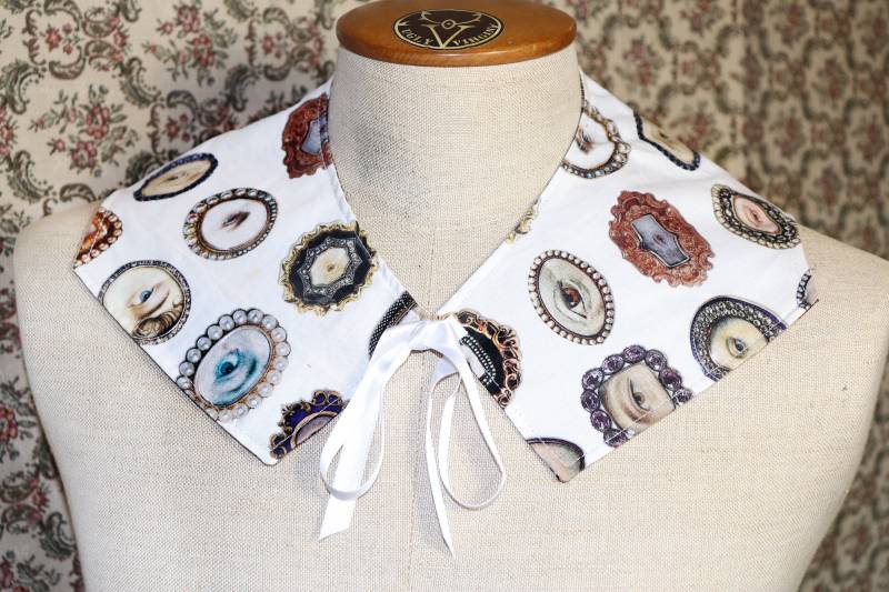 Victorian Eye Collar Gothic Goth Dolly Kei Dark Academia Mori Harajuku Brosche Punk von UglyVirgin