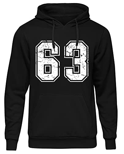 Uglyshirt Mücke 63 Herren Kapuzenpullover | Football Hoodie Kult Weltkulturerbe Pullover | M4 Schwarz (XL) von Uglyshirt