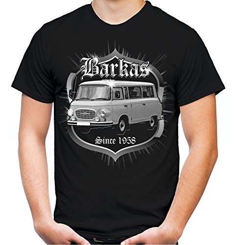 Barkas Männer und Herren T-Shirt | DDR Trabant IFA Osten | M1 (L, Schwarz) von Uglyshirt87