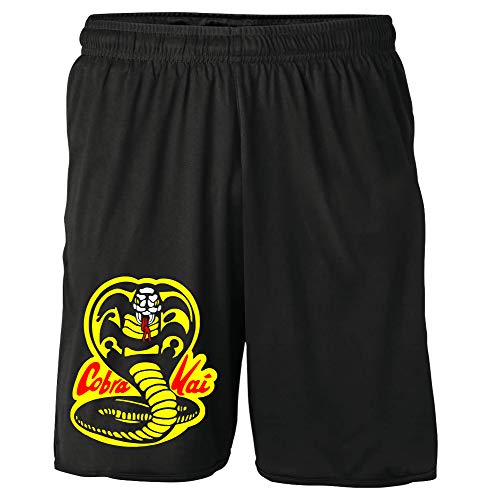Cobra Kai Shorts | Dojo Karate Kid MMA Sommer Ultras Kurze Hose (L) von Uglyshirt87