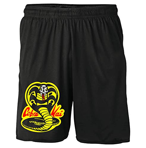 Cobra Kai Shorts | Dojo Karate Kid MMA Sommer Ultras Kurze Hose (XXL) von Uglyshirt87