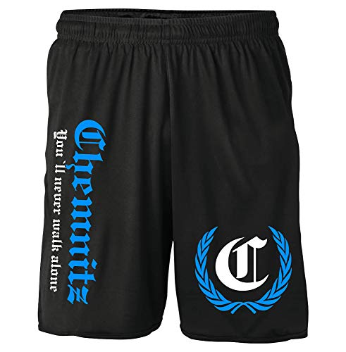 Darmstadt Kranz Shorts | Fussball Sport Ultras Kurze Hose Sporthose (M, Schwarz Kranz M2) von Uglyshirt87