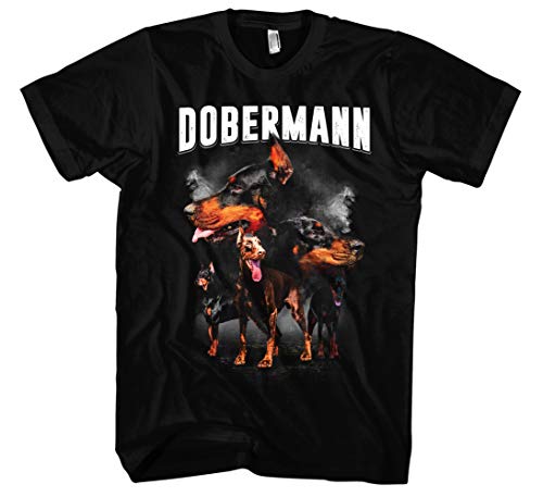 Dobermann Herren T-Shirt | Dobermann Tshirt Herren - Dog Shirt - Hunde Shirt Herren | M5 (L) von Uglyshirt87