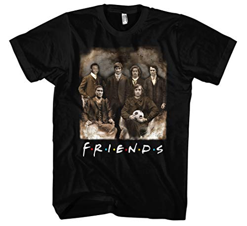 Friends Fussball 70er Männer und Herren T-Shirt | Fussball Trikot Sport Pelé Fan WM (XL) von Uglyshirt87