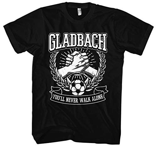 Alles für Gladbach Männer und Herren T-Shirt | Fussball Skyline Trikot Sport Ultras (L) von Uglyshirt89