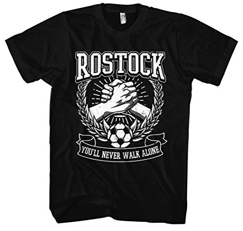 Alles für Rostock Männer und Herren T-Shirt | Fussball Skyline Trikot Sport Ultras (3XL) von Uglyshirt89