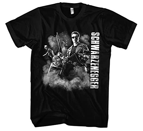 Arnold Schwarzenegger T-Shirt | Terminator T800 Retro Vintage Arni 80er Legends | M3 Schwarz (3XL) von Uglyshirt89