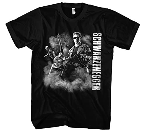 Arnold Schwarzenegger T-Shirt | Terminator T800 Retro Vintage Arni 80er Legends | M3 Schwarz (L) von Uglyshirt89