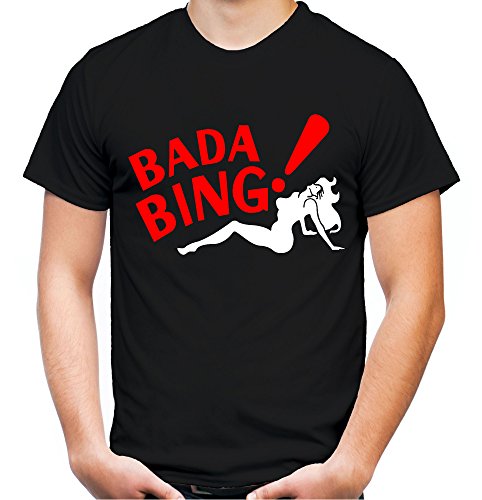 Bada Bing Männer und Herren T-Shirt | The Sopranos Titty Twister (XL, Schwarz) von Uglyshirt89